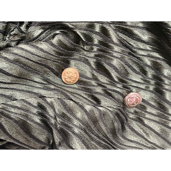 Retrofête Jana Green Zebra Jana Plunging Double Breasted Blazer Sexy Romper Med - Picture 14 of 14